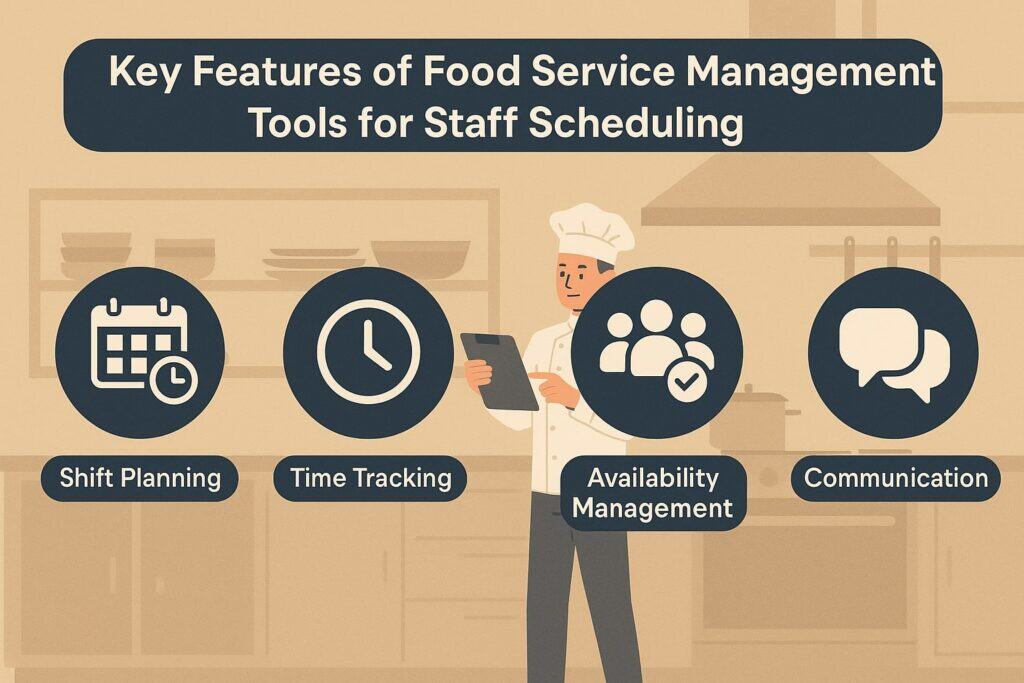 Key Features of Food Service Management Tools for Staff Scheduling