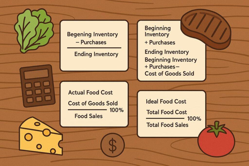 Formulas and Key Metrics for Food Cost Calculation