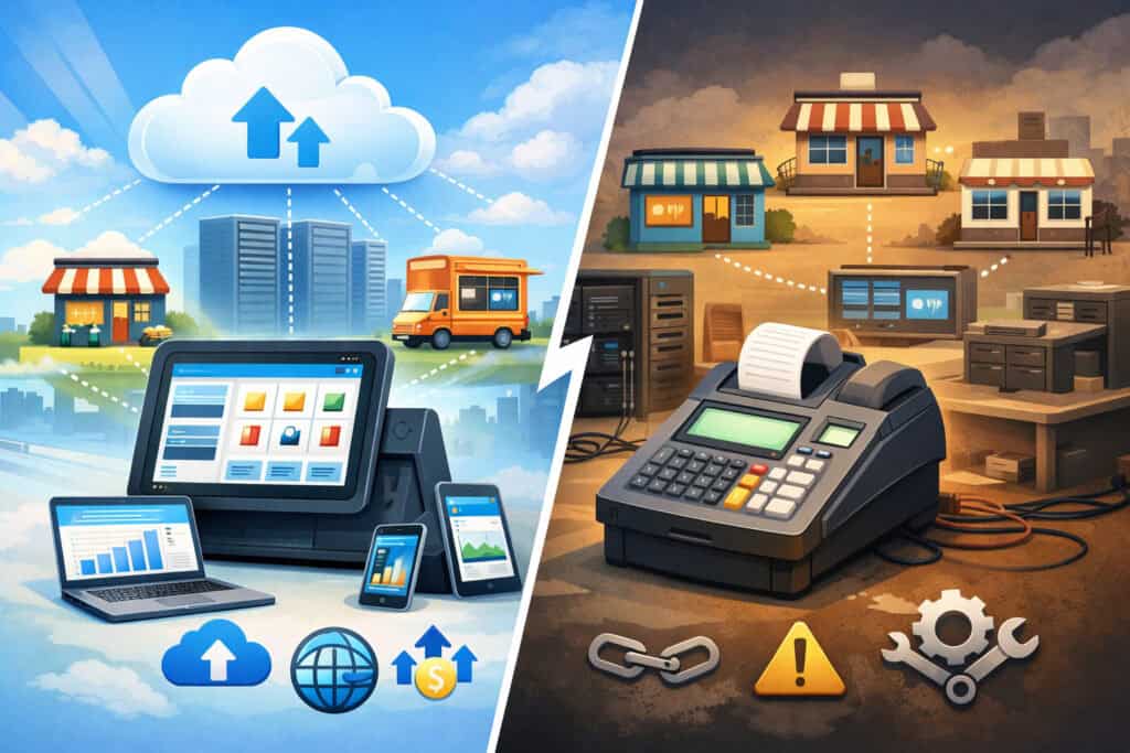 Cloud POS vs. Legacy POS: The Scaling Difference in Plain Terms
