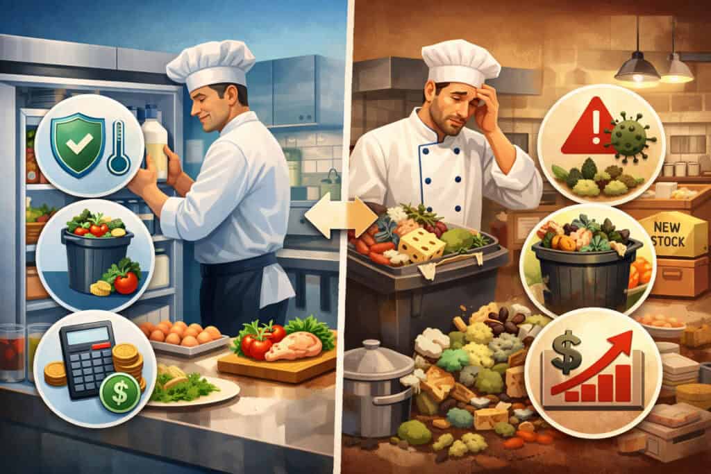 FIFO vs LIFO comparison for restaurants: food safety, waste, and cost control