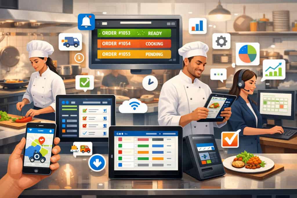 How digital kitchen management systems work in practice