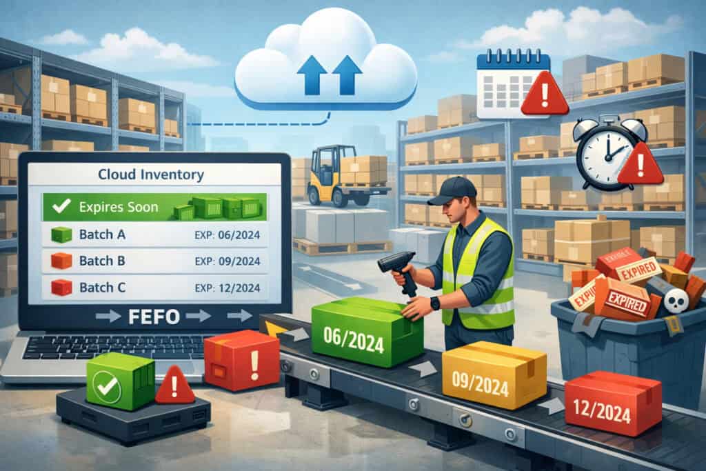1) It enforces FEFO rotation automatically (and stops “silent expiration”)