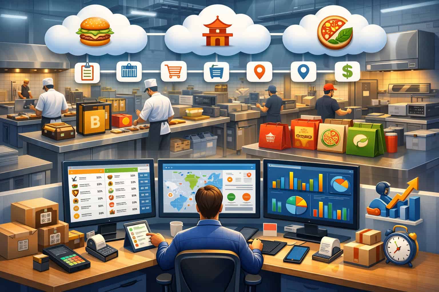 How to Use Cloud Kitchen Software for Multi-Brand Inventory Management ...
