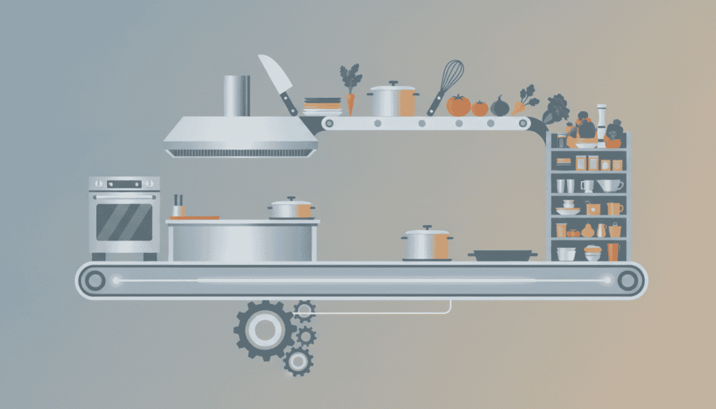 JIT Inventory Management for a Kitchen That Can't Run Out