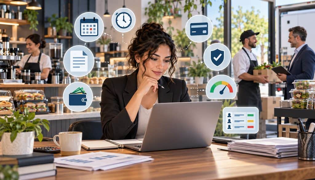 Cafe manager setting statement cycles, net terms, and house account credit limits